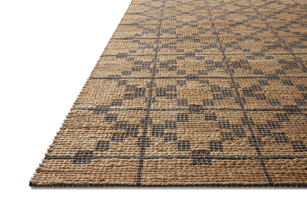 Judy Natural/Graphite Rug – corner detail