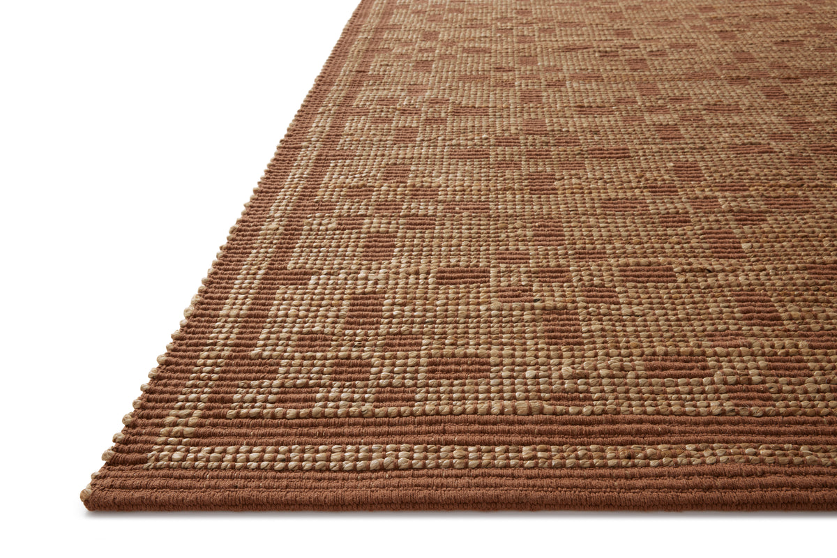 Judy Natural/Spice Rug – corner detail