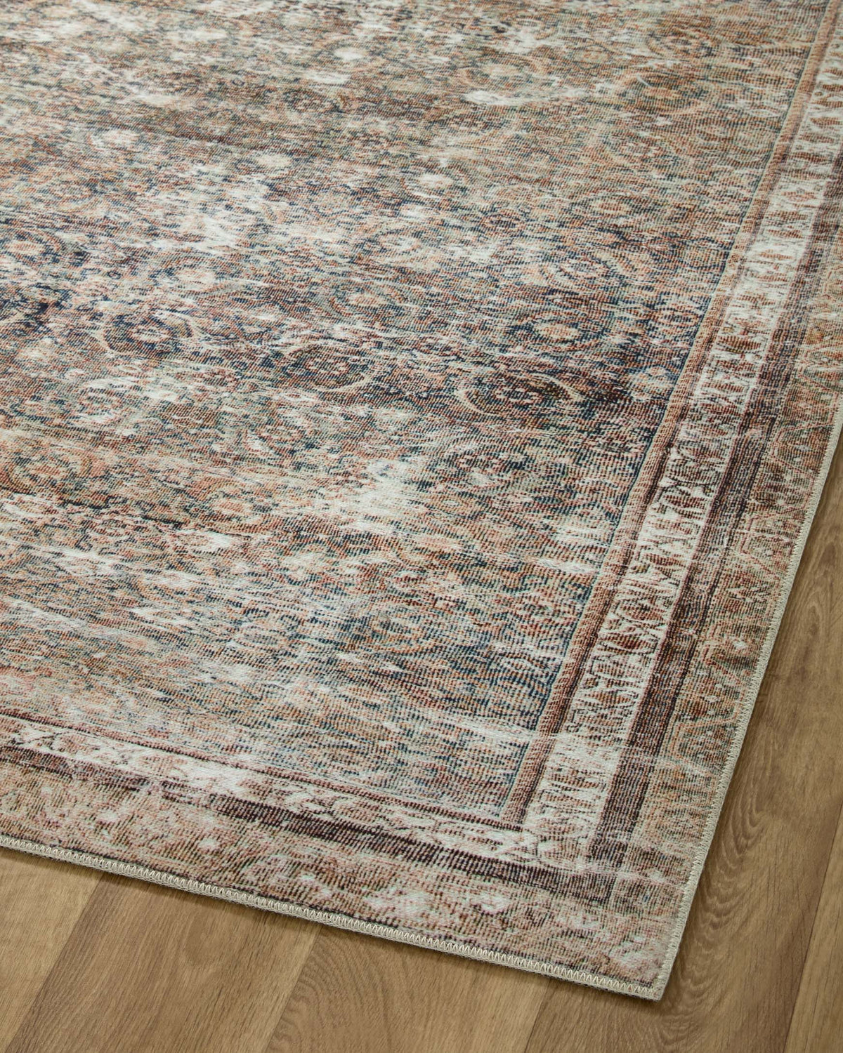 Jules Ink/Terracotta Rug – detail