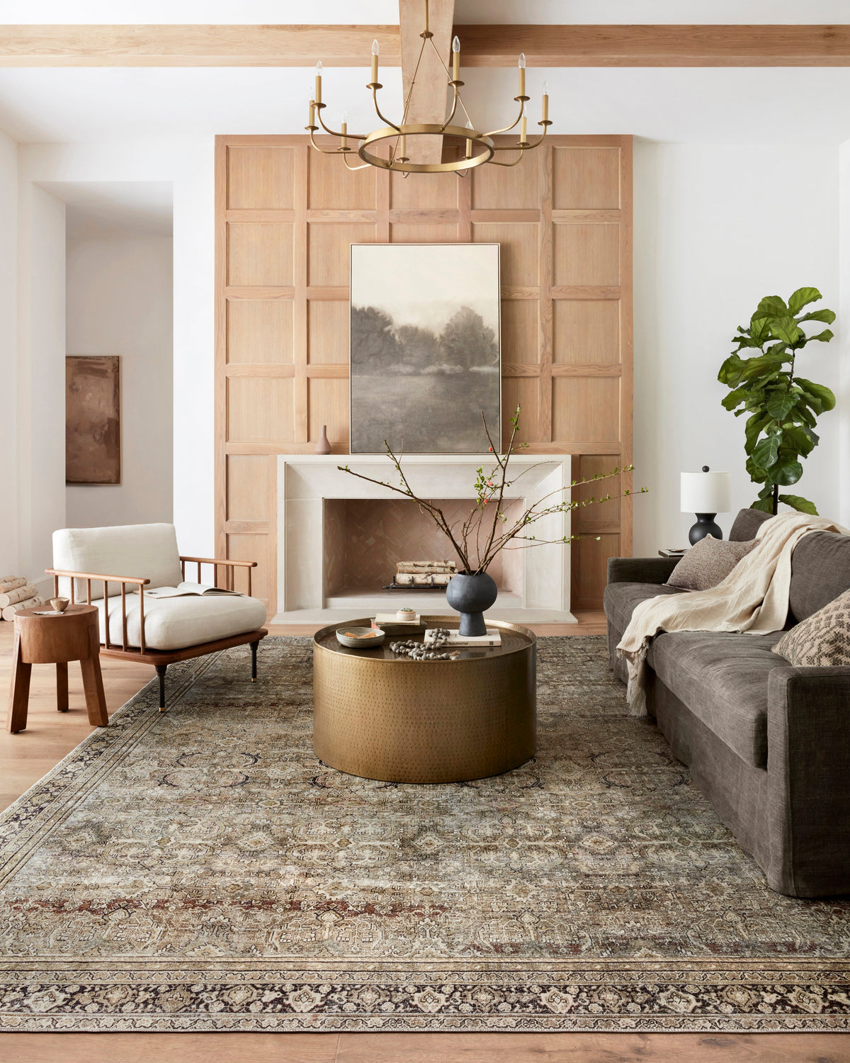 Layla Olive/Charcoal Rug – image 2