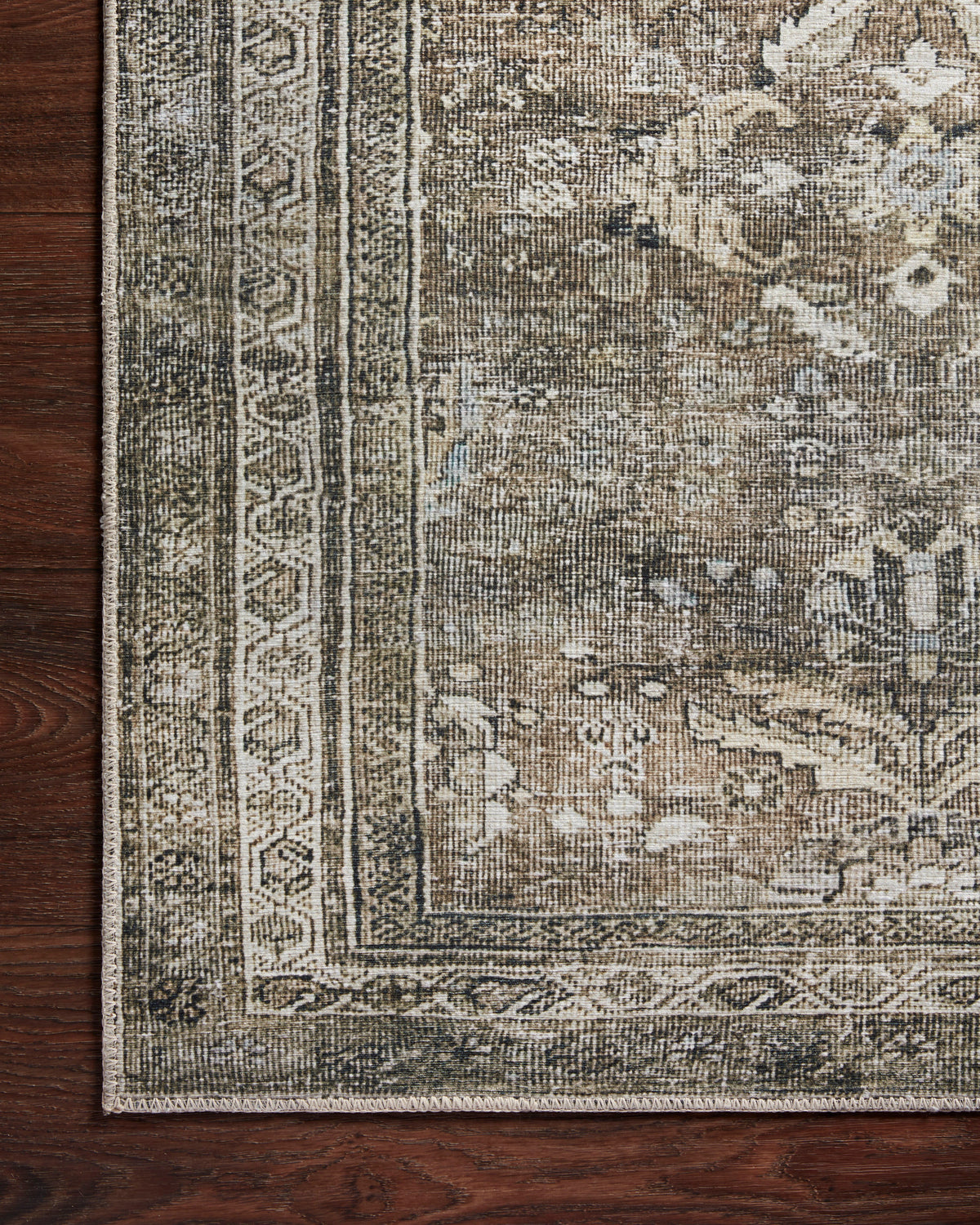 Layla Antique Moss Rug – detail
