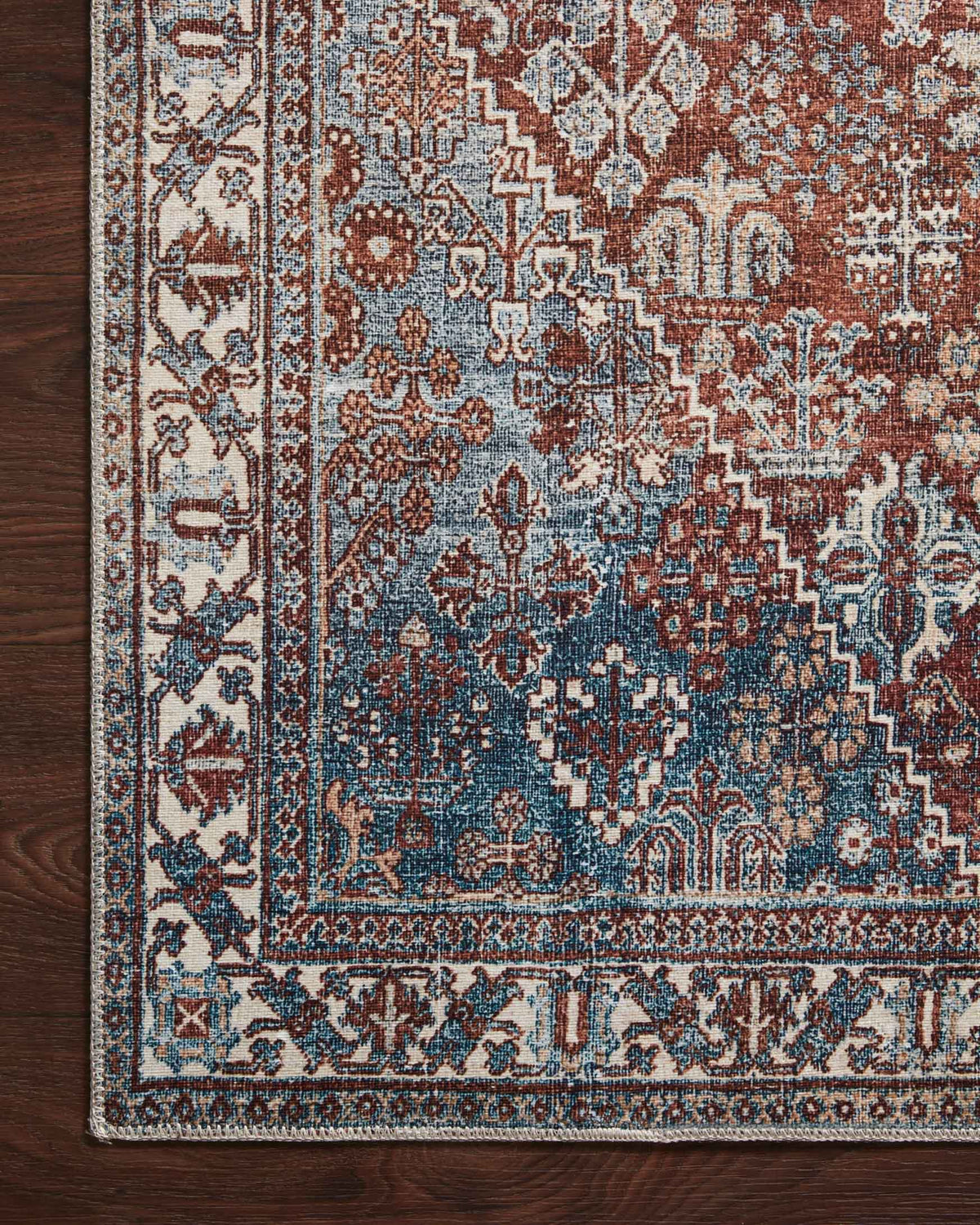 Lenna Brick/Sky Rug – detail