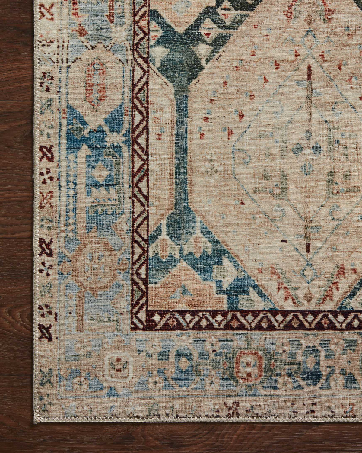 Lenna Denim/Sand Rug – detail