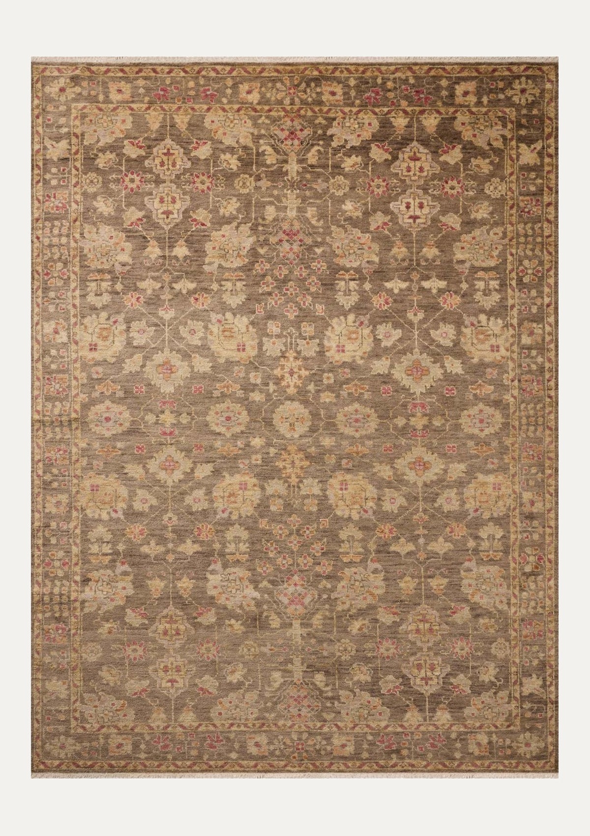 Lucille Bark/Sunset Rug | Magnolia Home by Joanna Gaines × Loloi