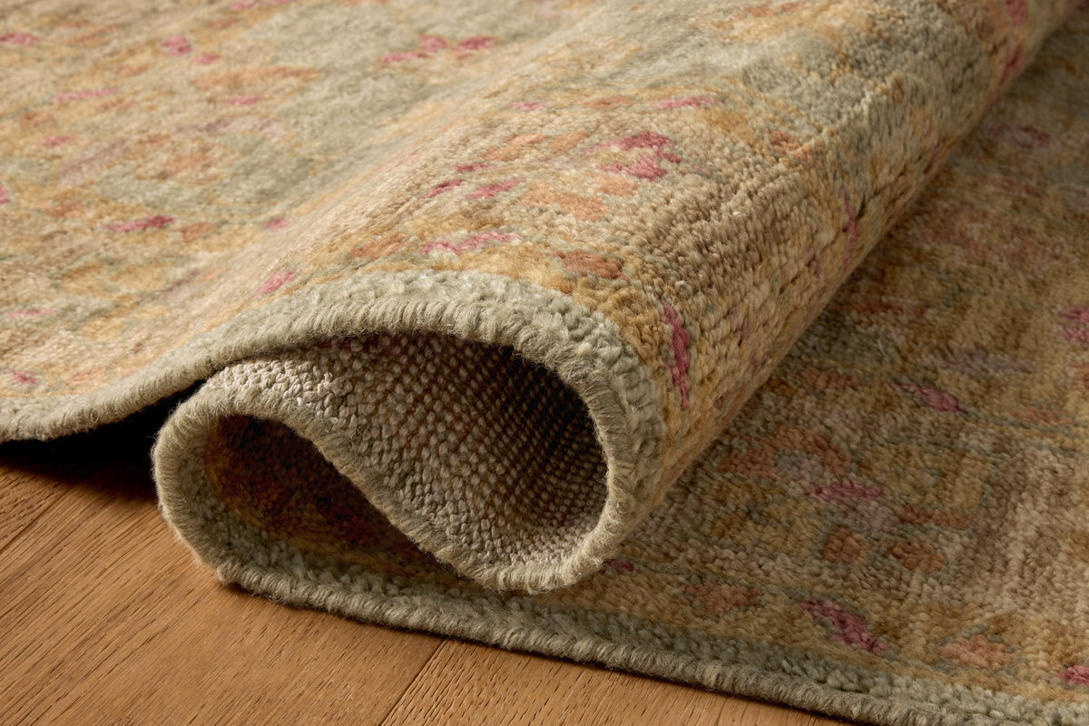 Lucille Green/Sunset Rug – detail