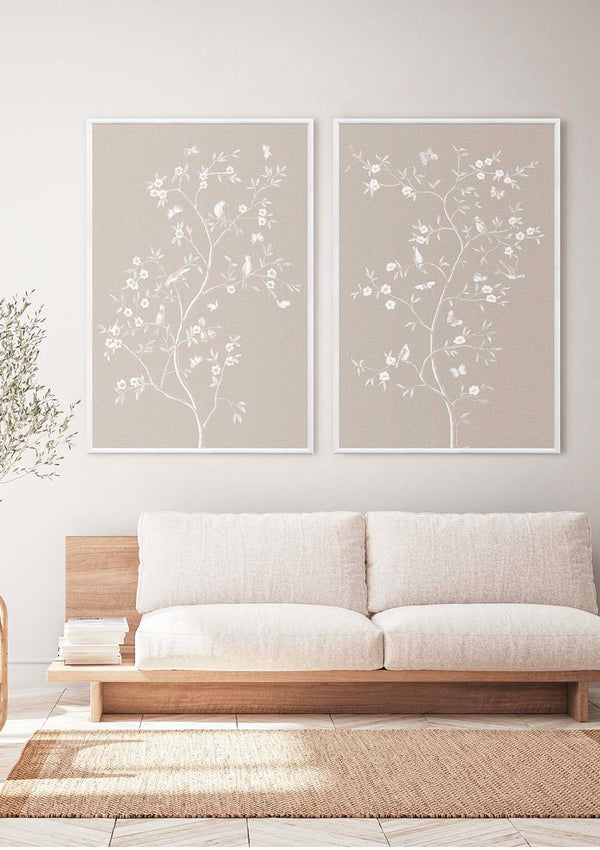 Linen Blossoms I