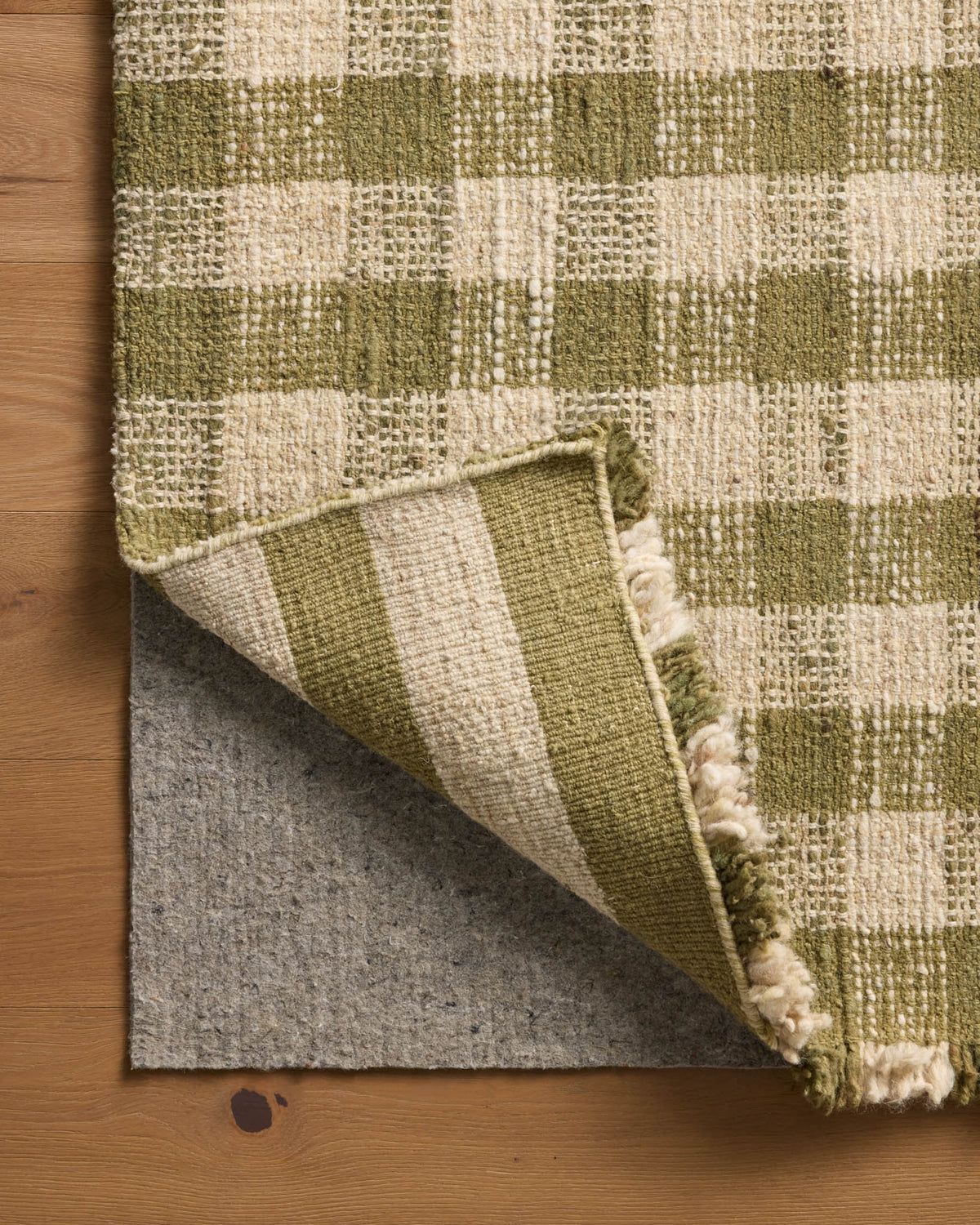 Merritt Oatmeal/Olive Rug – detail