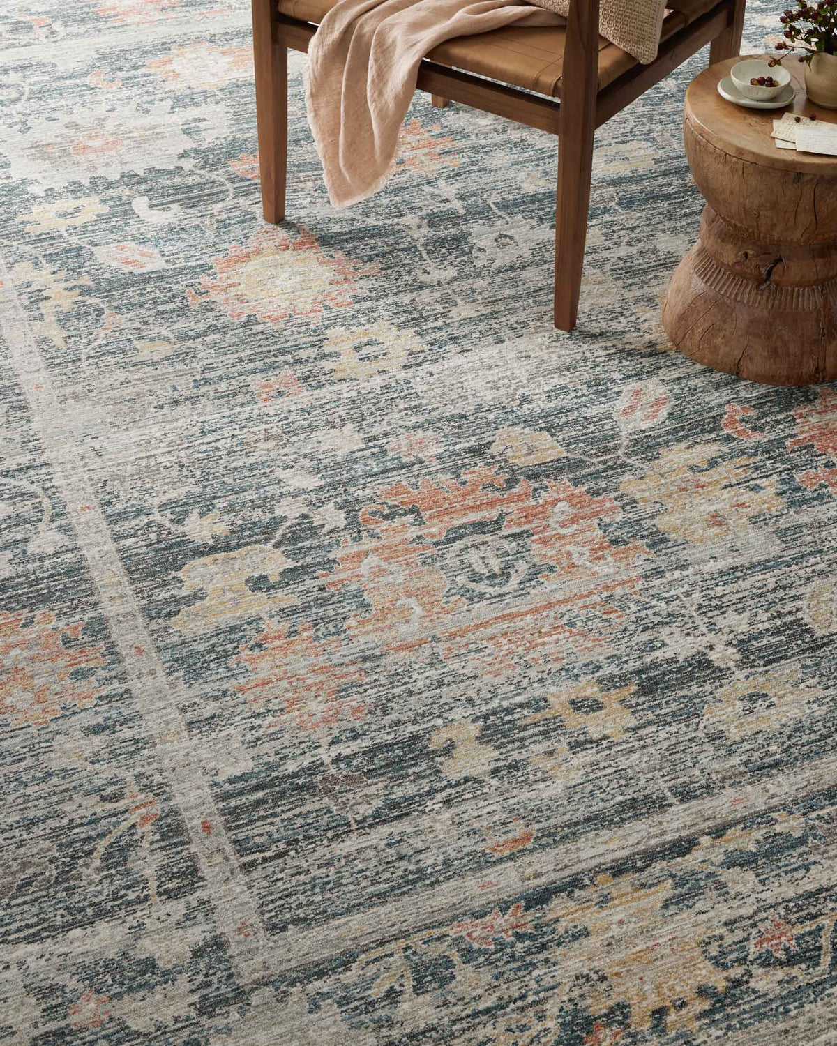 Millie Blue/Multi Rug – detail