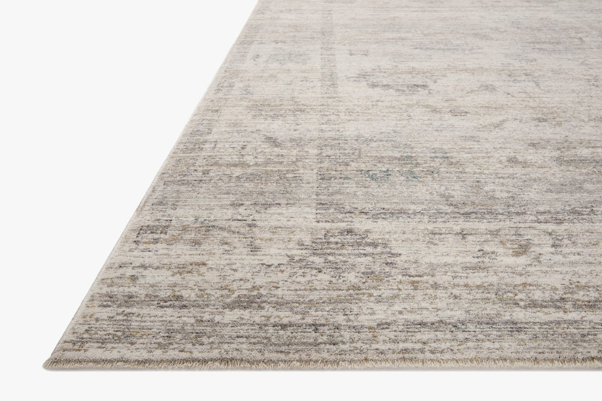 Millie Silver/Dove Rug – corner detail