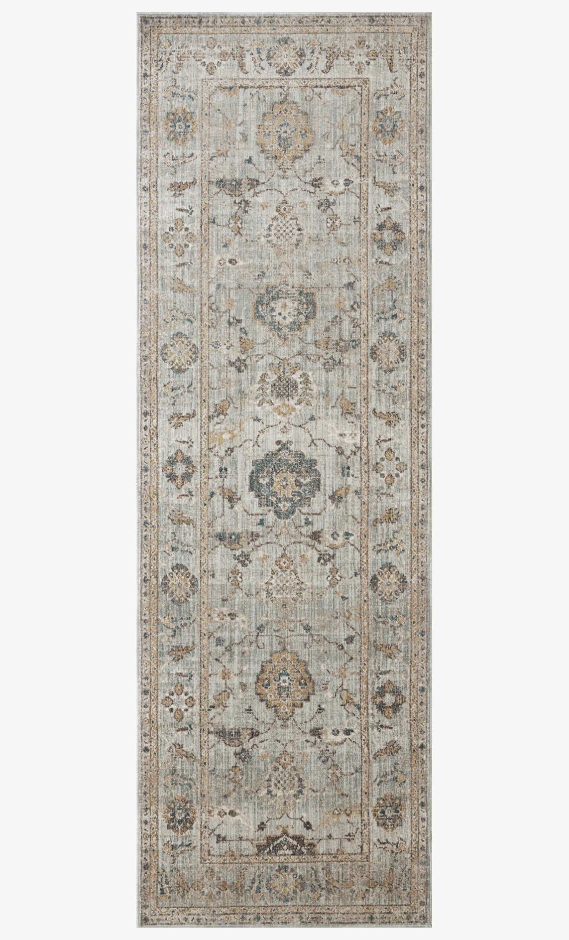 Millie Sky/Gold Rug – alternate view