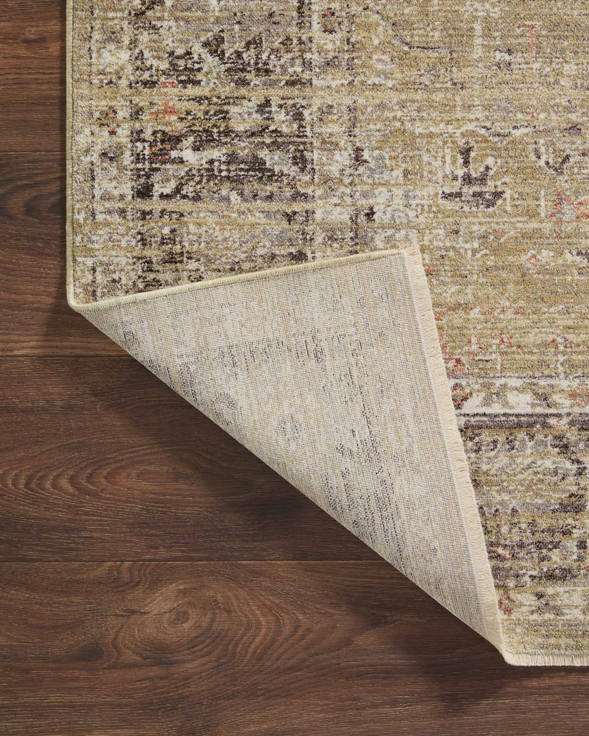 Millie Gold/Charcoal Rug – detail