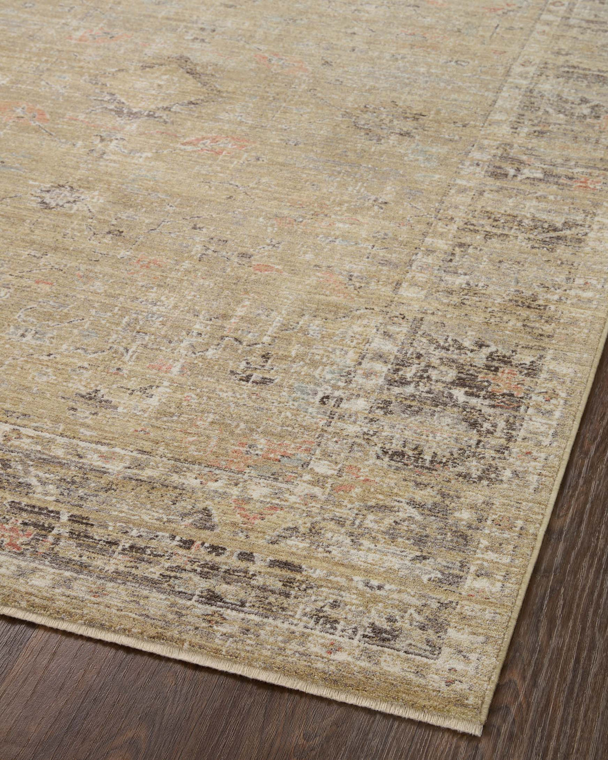 Millie Gold/Charcoal Rug – detail