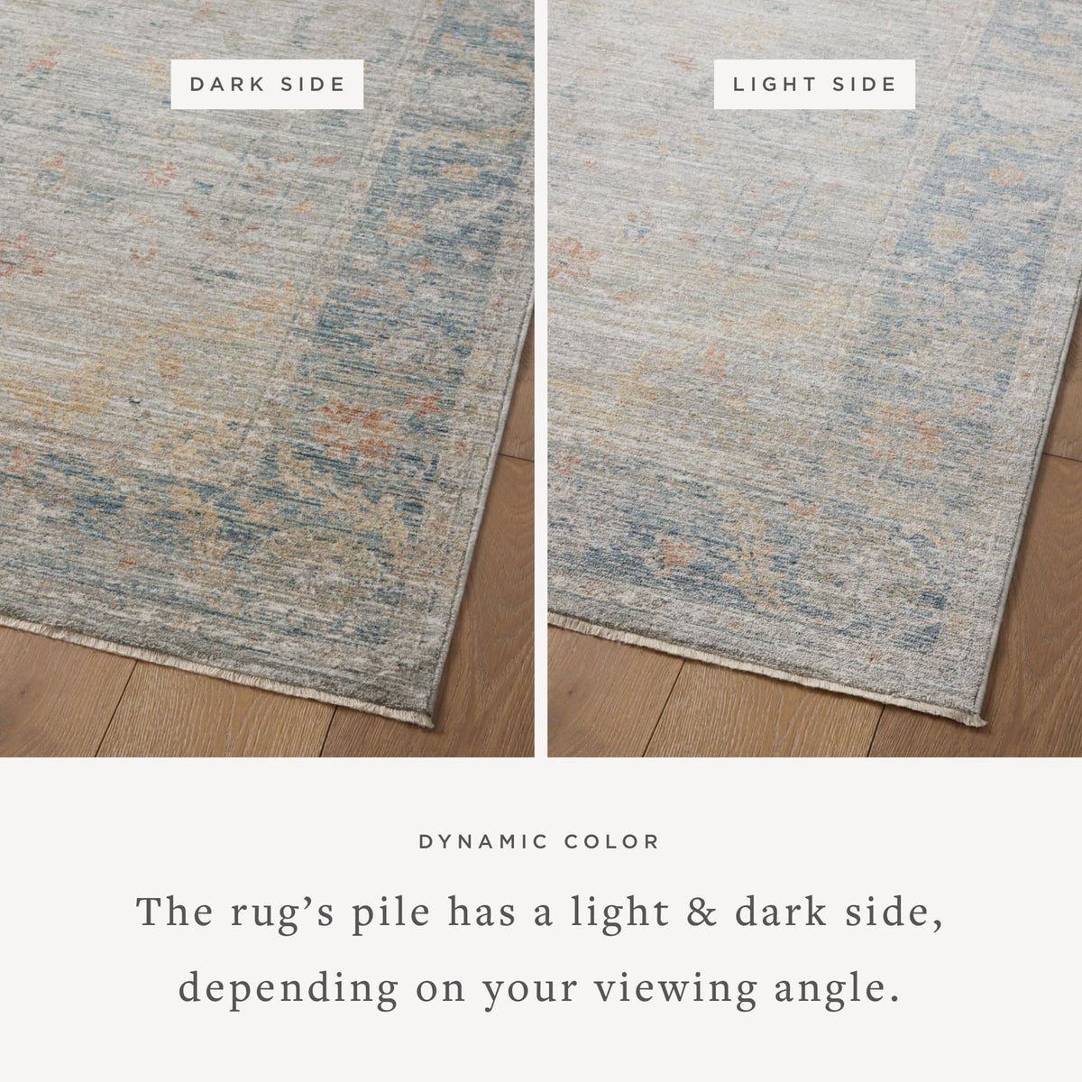 Millie Slate/Multi Rug – detail