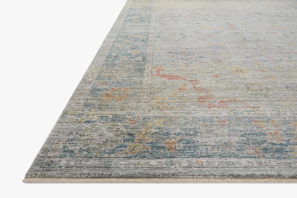 Millie Slate/Multi Rug – corner detail