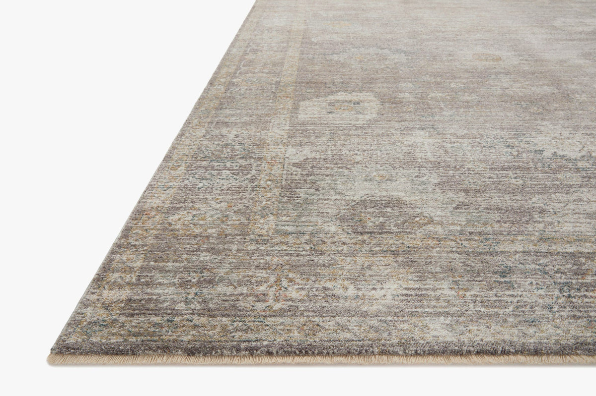 Millie Stone/Natural Rug – corner detail