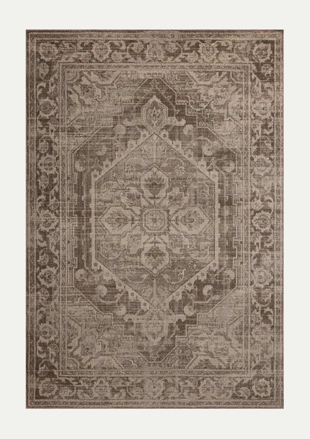 Mona Cocoa/Stone Rug | Magnolia Home by Joanna Gaines × Loloi