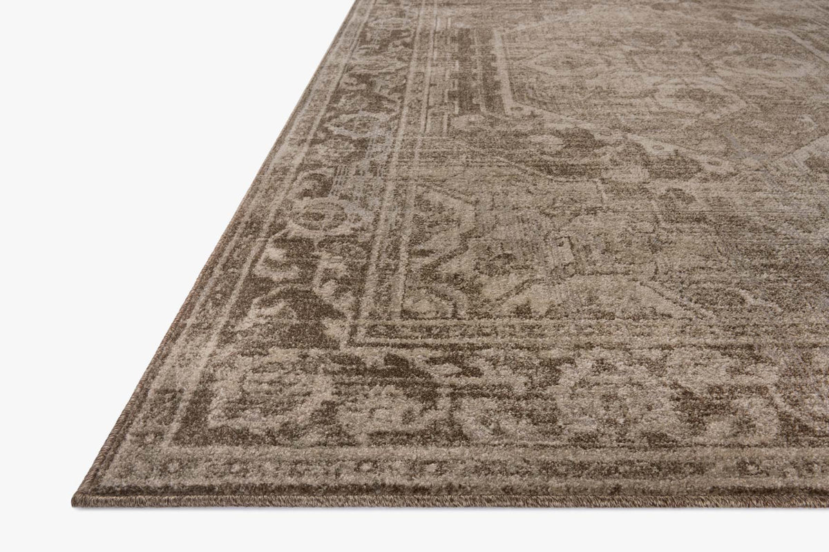Mona Cocoa/Stone Rug – corner detail