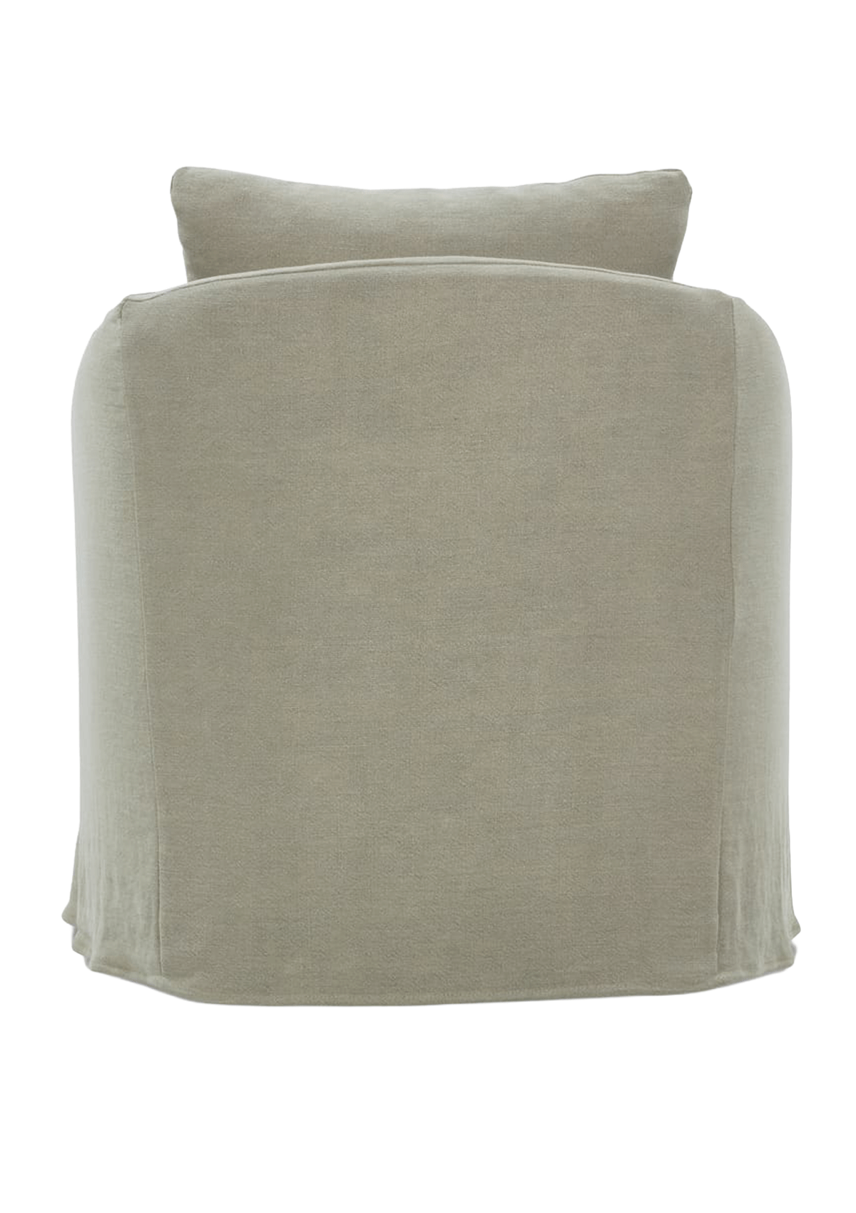 Madison Slipcovered Swivel Chair
