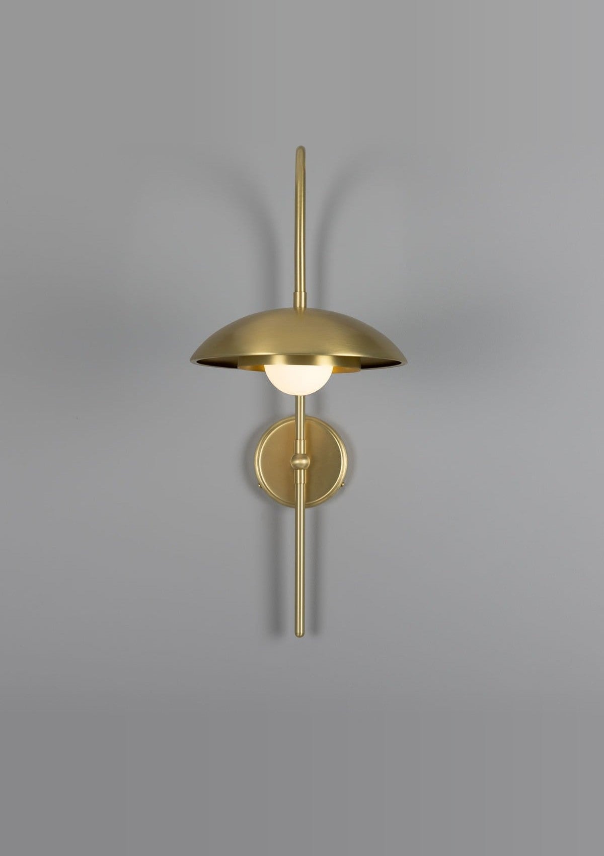 Marrakesh Art Deco Arc Wall Sconce – Satin Brass