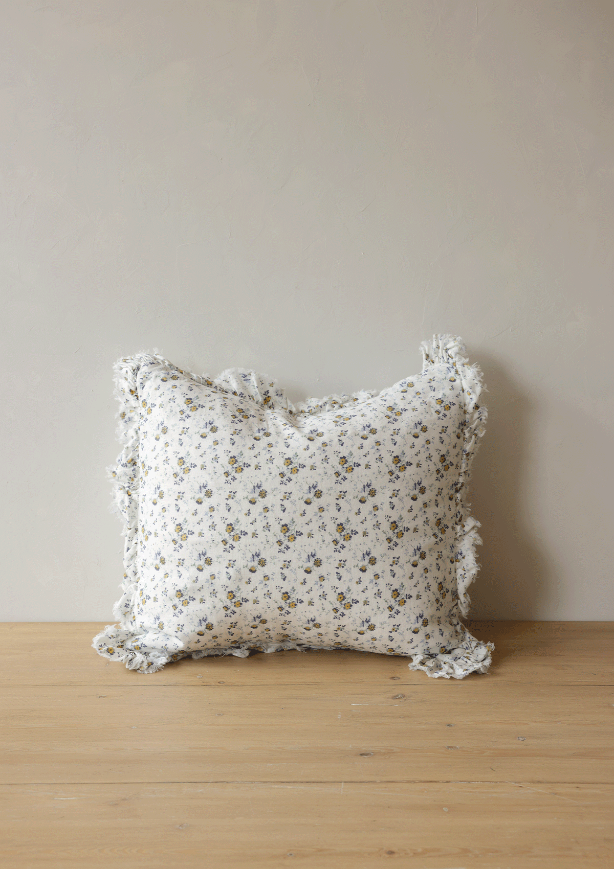 Meadow Floral Ruffle Pillow Cover