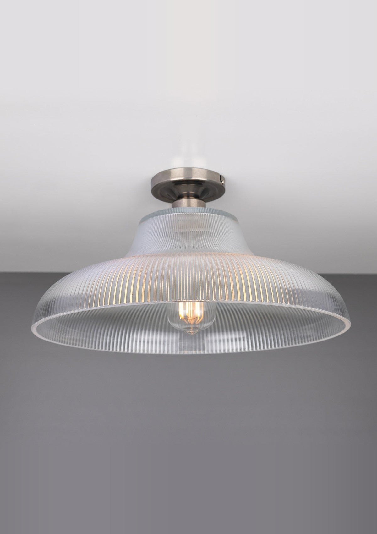 Mono Vintage Railway Ceiling Light – Antique Silver