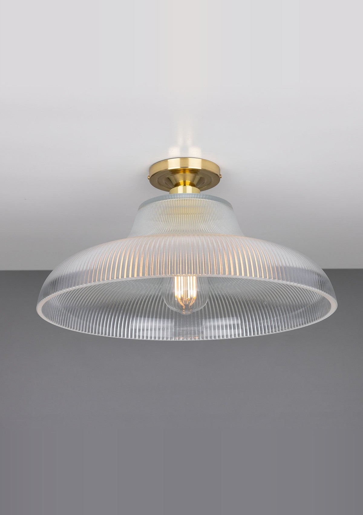 Mono Vintage Railway Ceiling Light – Polished Brass