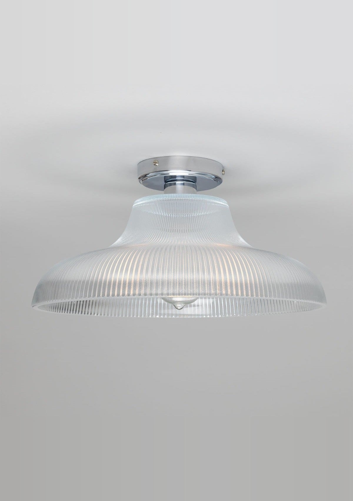 Mono Vintage Railway Ceiling Light – Satin Chrome