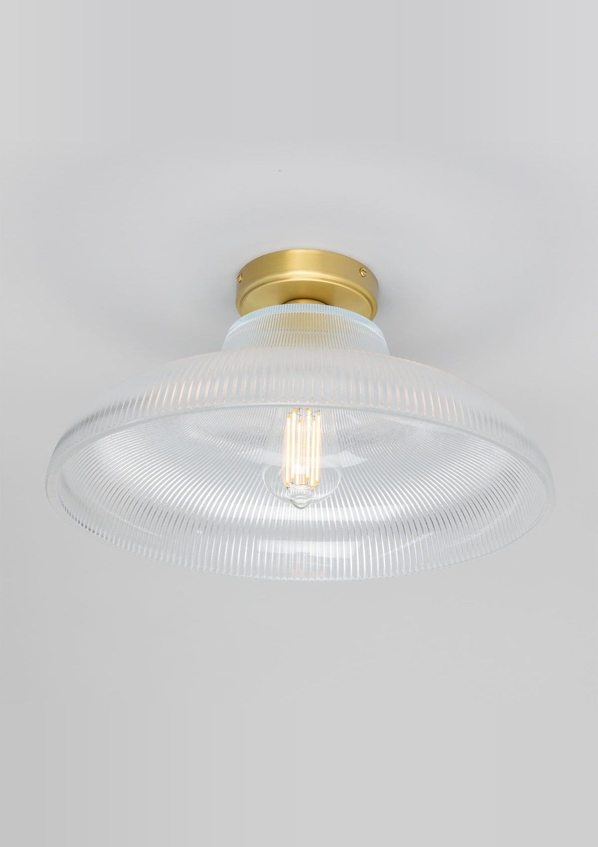 Mono Vintage Railway Ceiling Light – Satin Brass