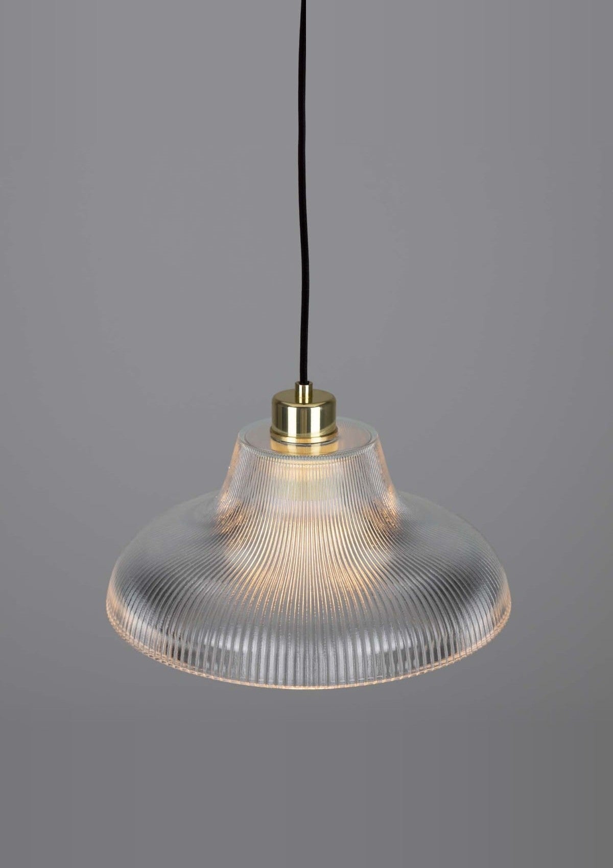 Mono Vintage Railway Pendant Light 11.75" – Polished Brass