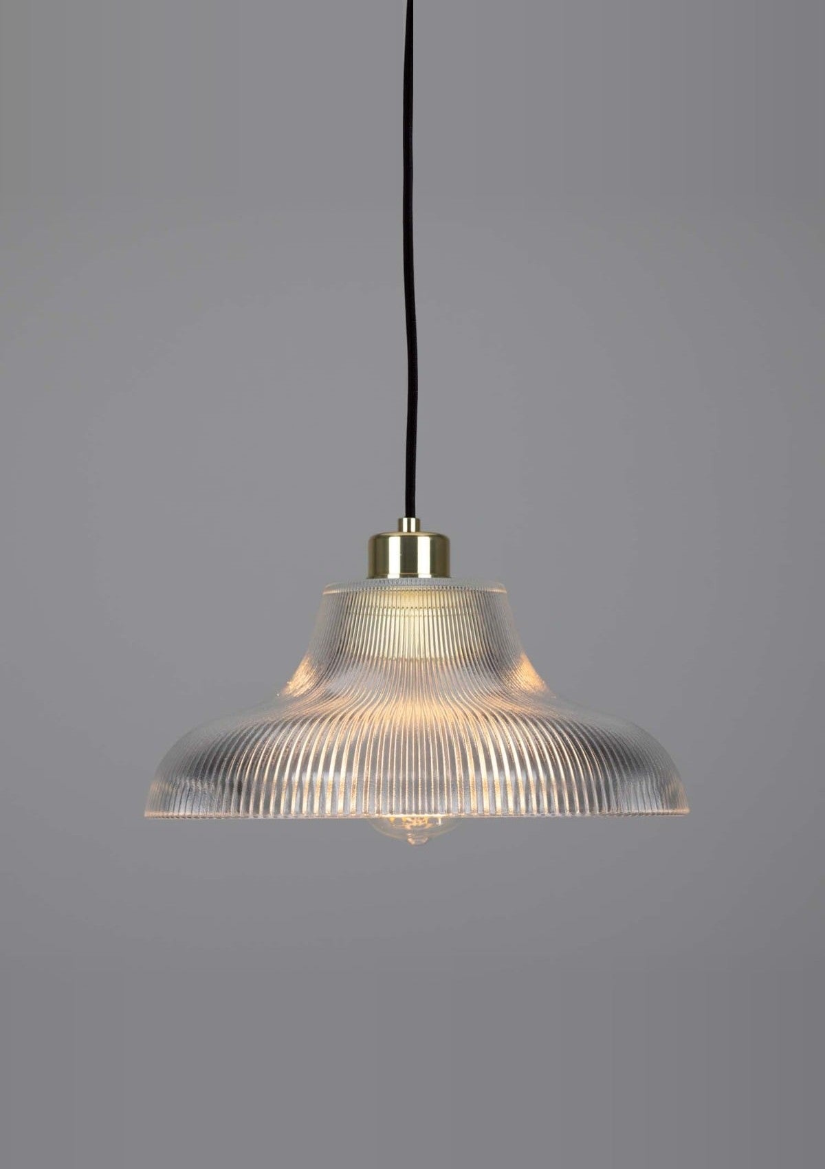 Mono Vintage Railway Pendant Light 11.75" – Polished Brass