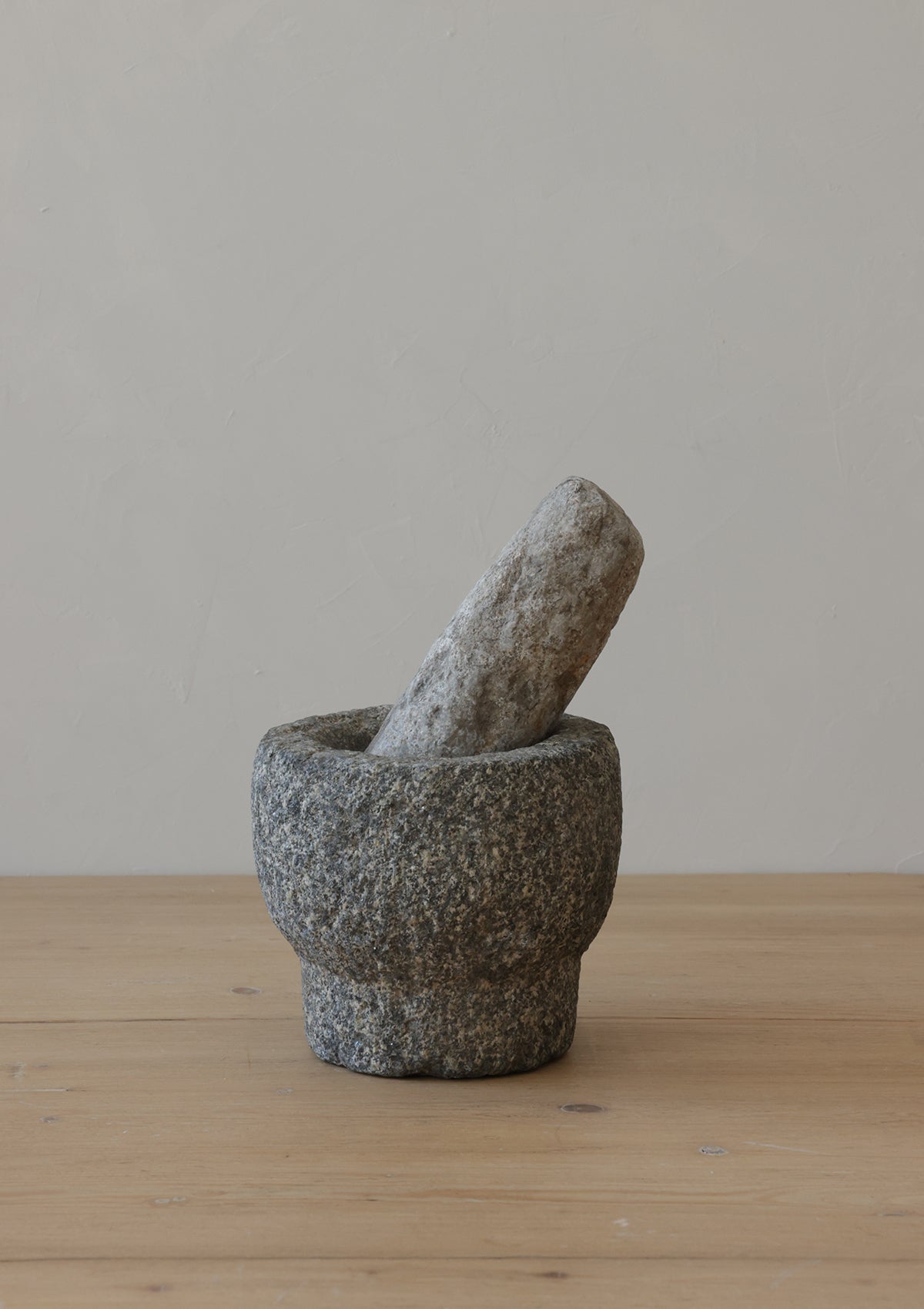 Monty Vintage Stone Mortar and Pestle