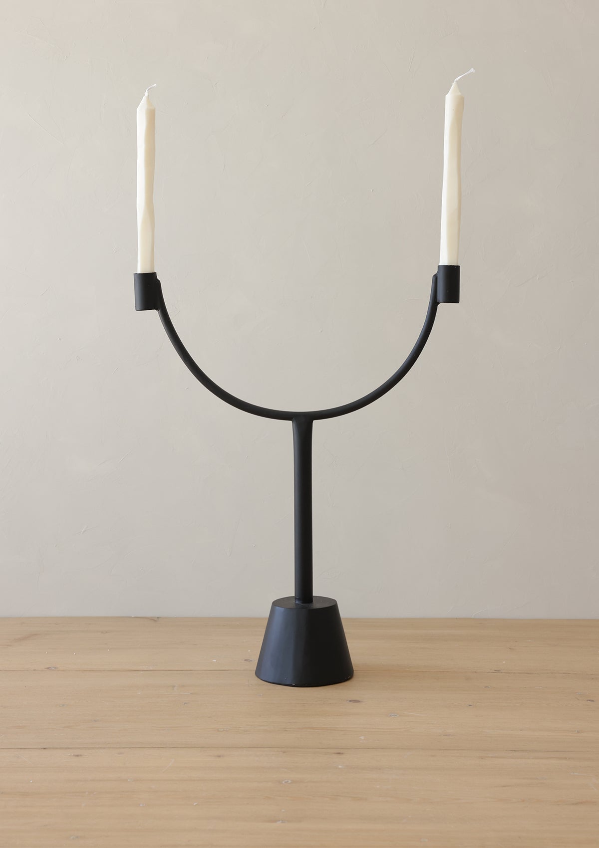 Nala Double Taper Candle Holder