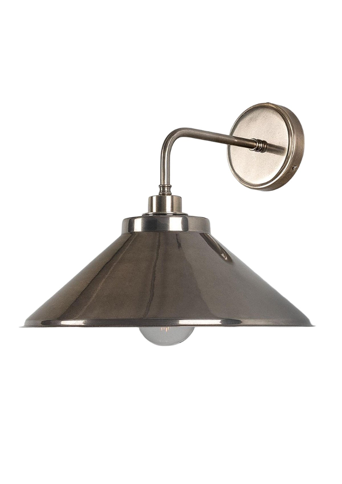 Nerissa Brass Bathroom Wall Sconce