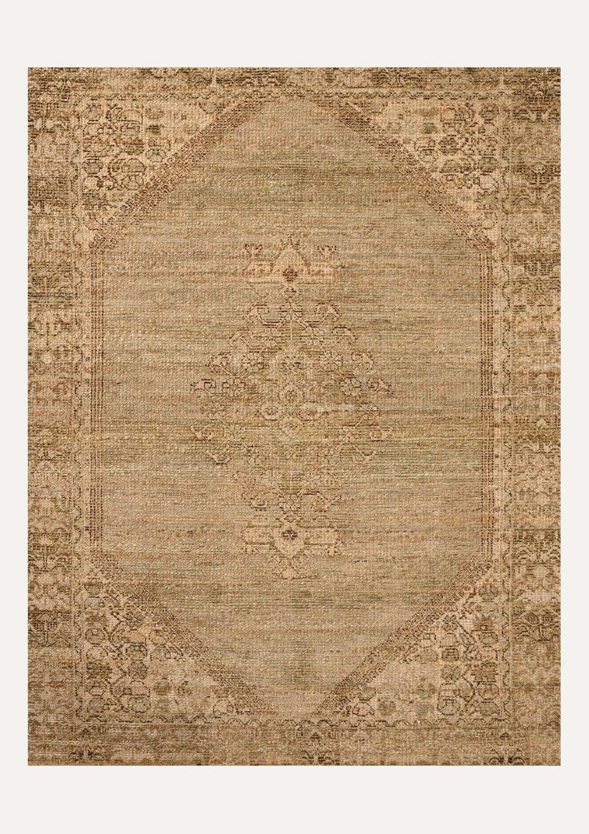 Oakley Sage/Wheat Rug | Magnolia Home by Joanna Gaines × Loloi