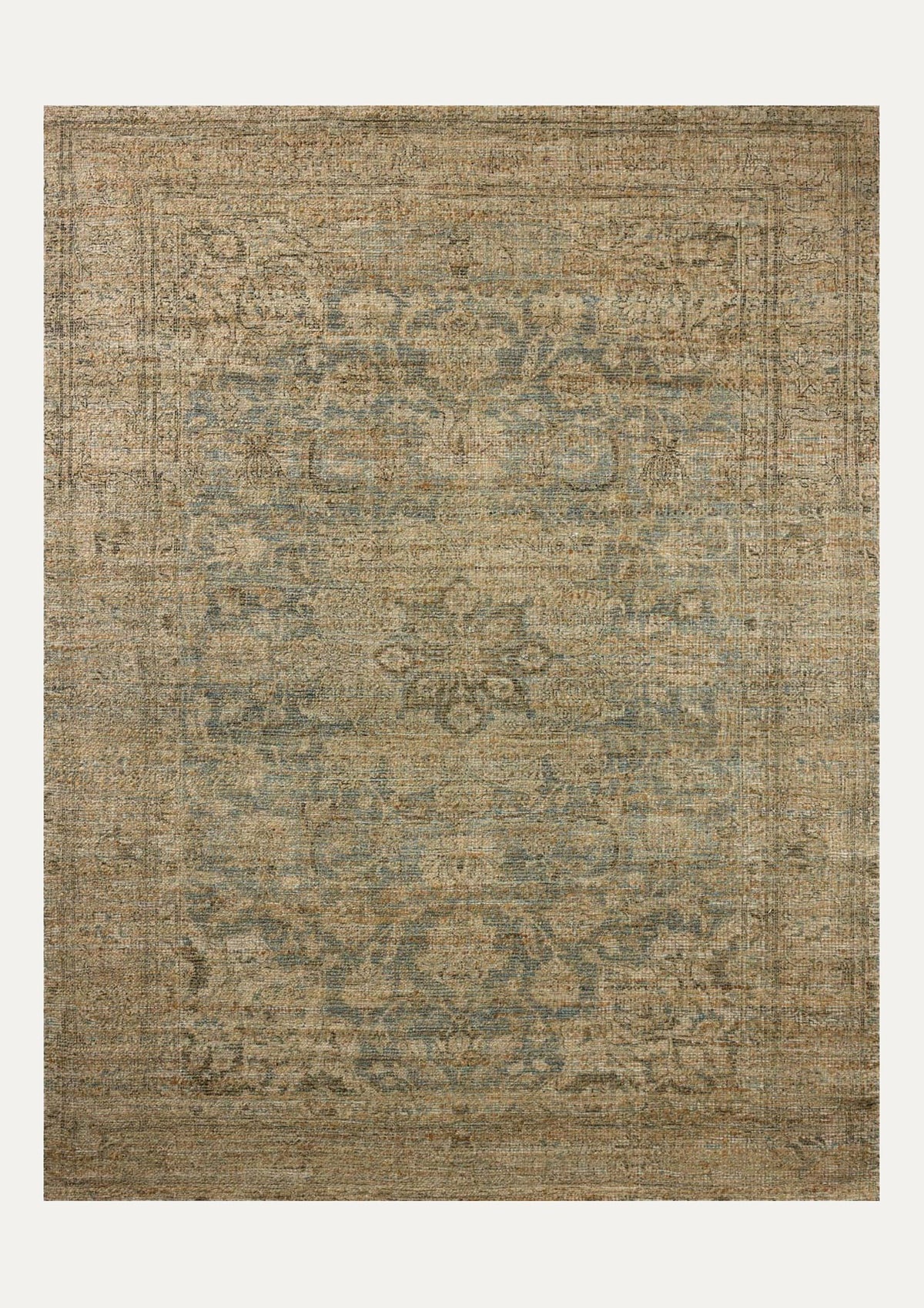 Oakley Blue/Beige Rug | Magnolia Home by Joanna Gaines × Loloi