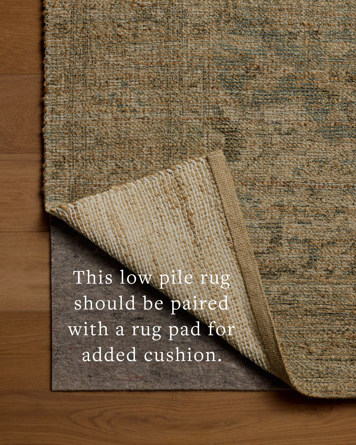 Oakley Blue/Beige Rug – detail