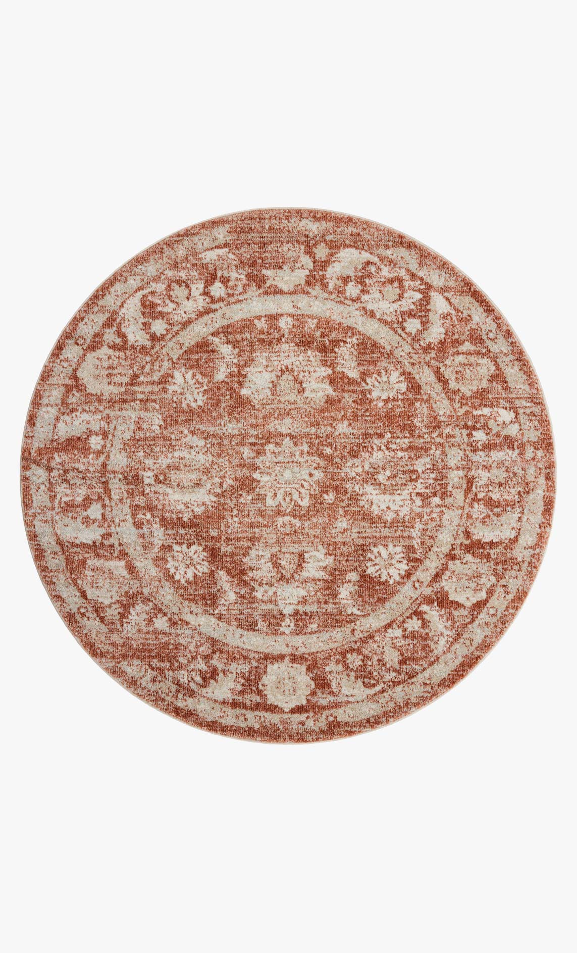 Odette Rust/Ivory Rug – detail
