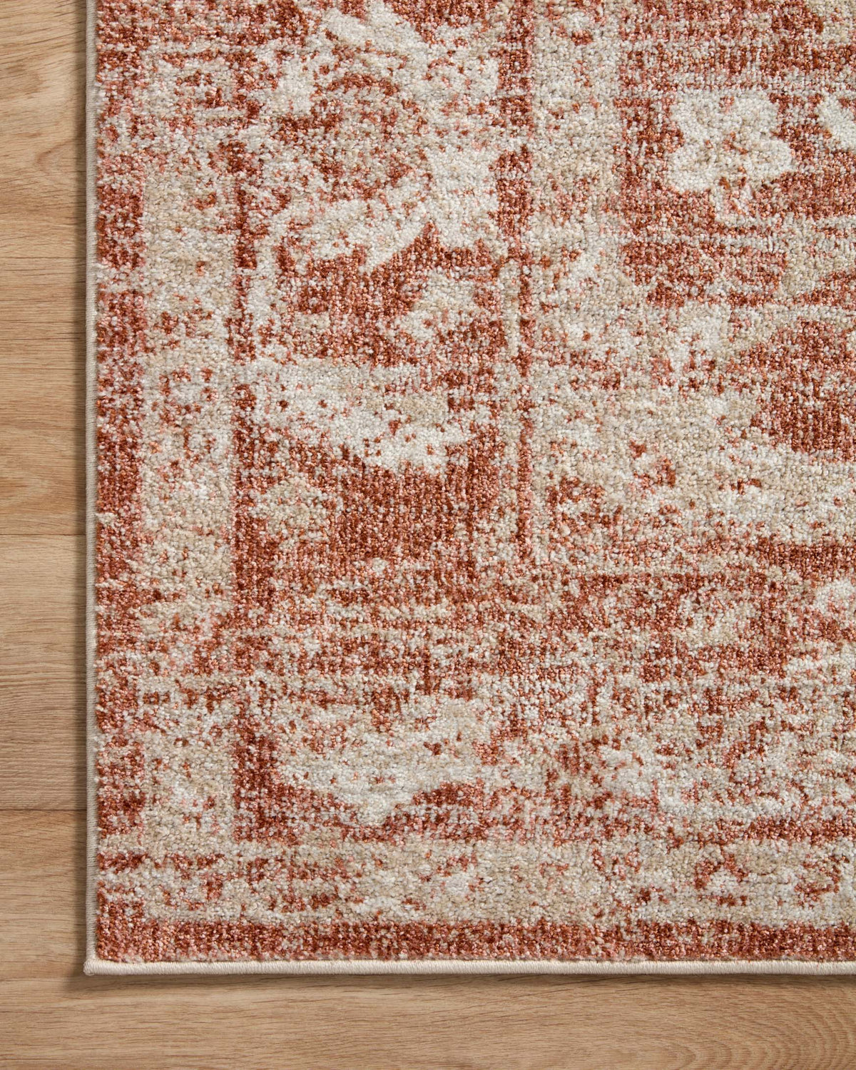 Odette Rust/Ivory Rug – detail