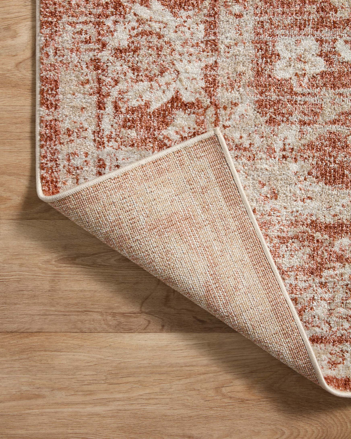 Odette Rust/Ivory Rug – detail
