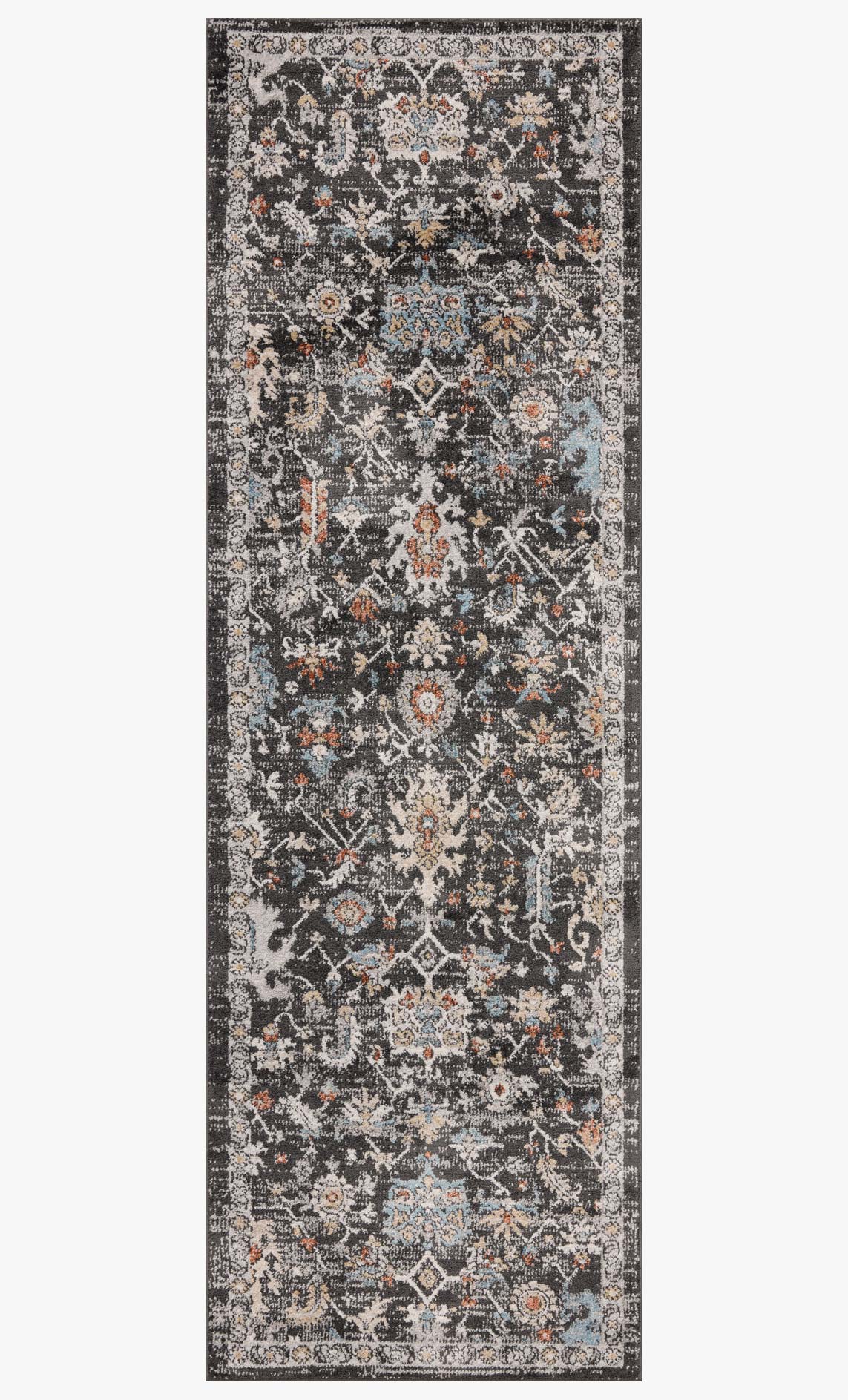 Odette Charcoal/Multi Rug – detail