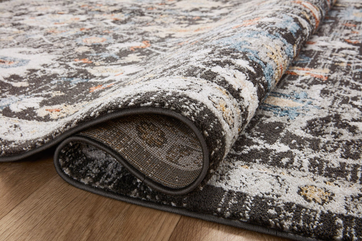 Odette Charcoal/Multi Rug – detail