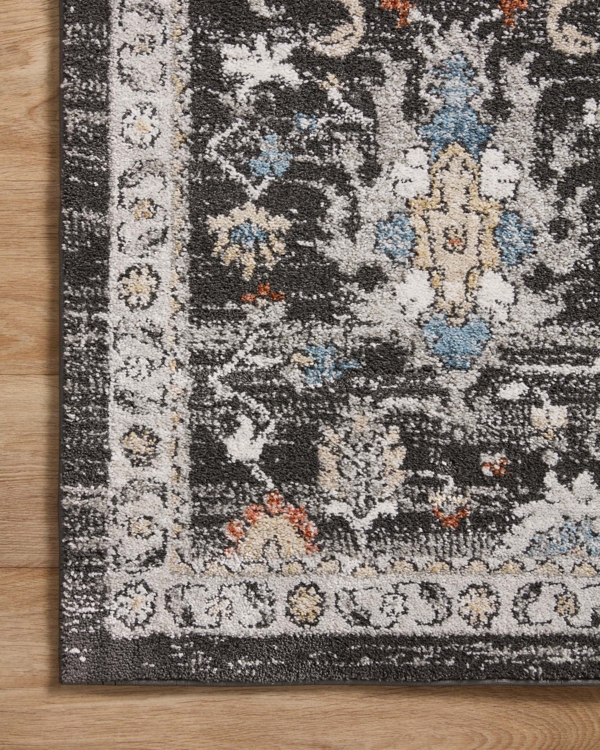 Odette Charcoal/Multi Rug – detail