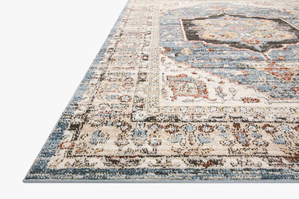 Odette Sky/Multi Rug – corner detail