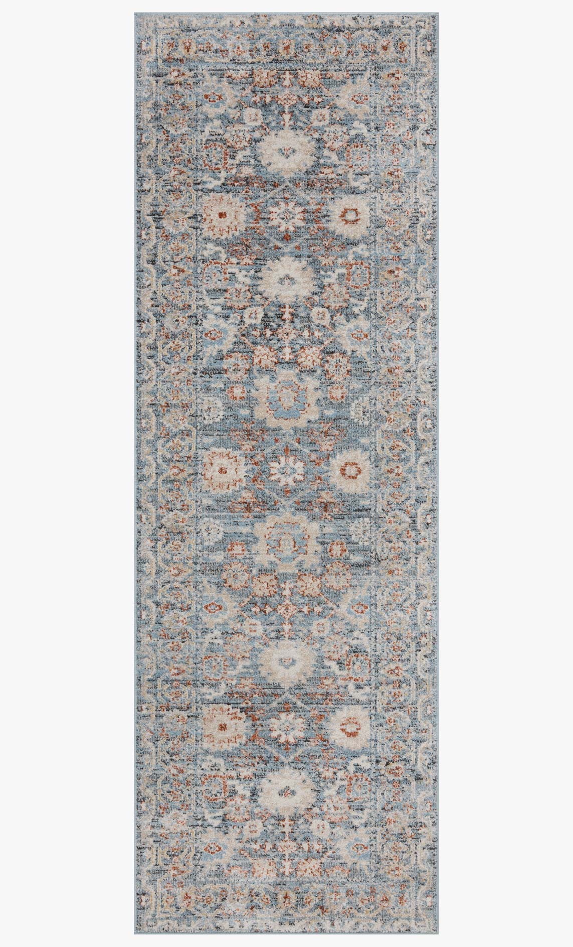 Odette Sky/Rust Rug – detail