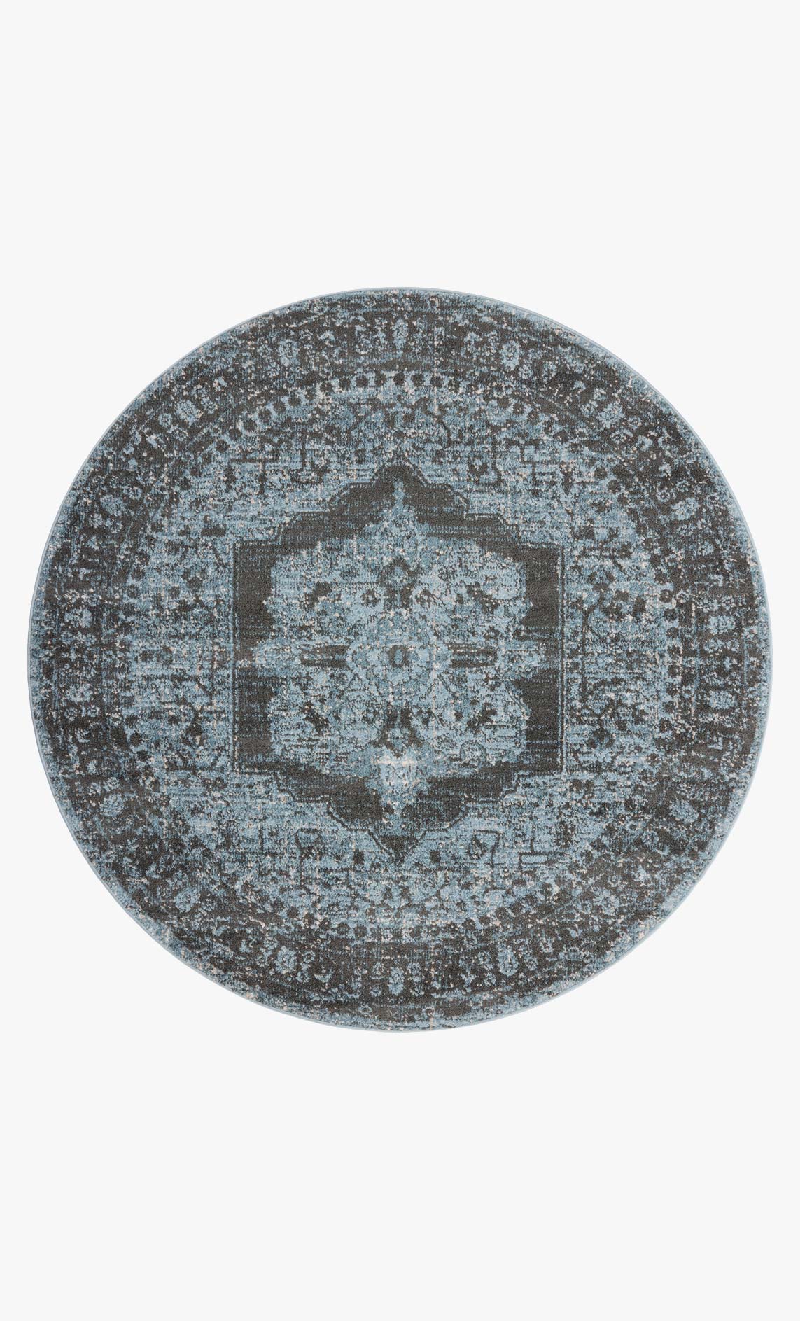 Odette Sky/Charcoal Rug – detail