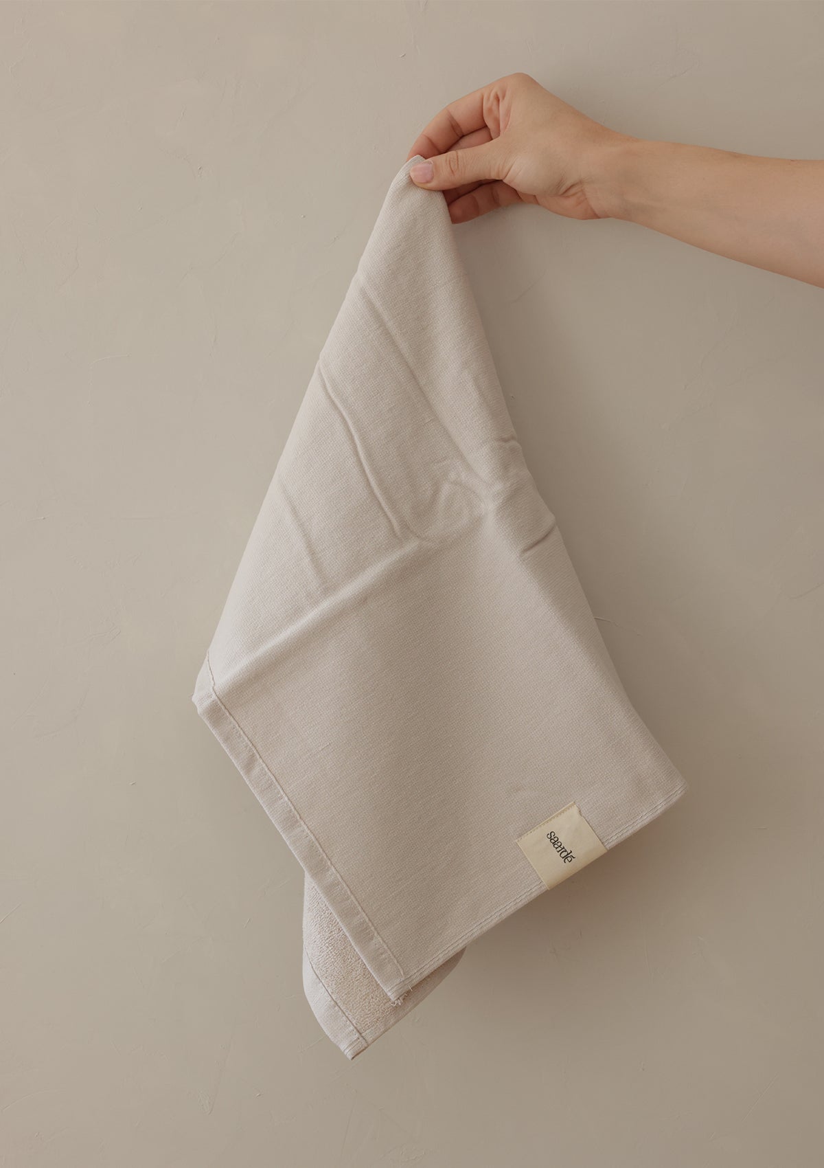 Oatmeal Vintage Wash Tea Towel