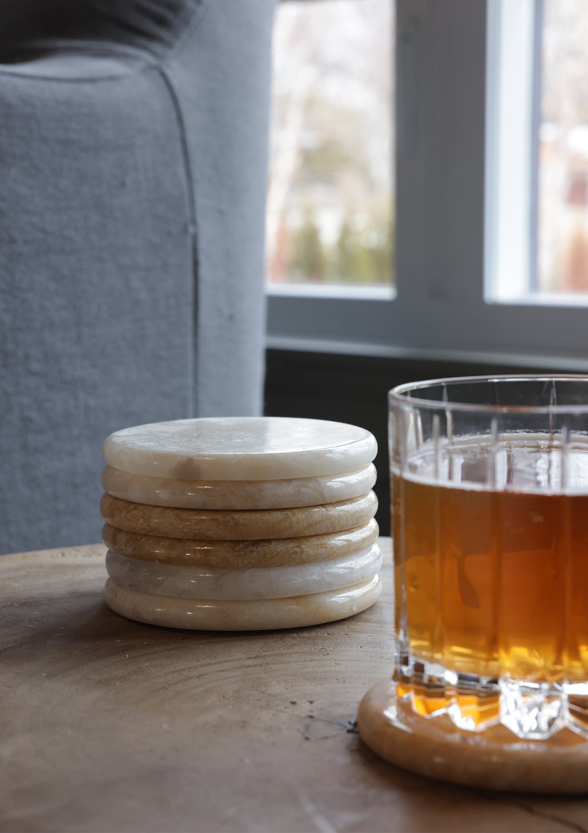 Onyx Coasters (Set of 6)