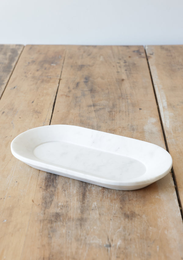 Oval Marble Tray