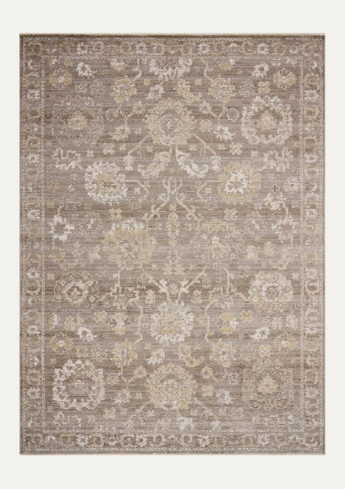 Pace Taupe/Wheat Rug | Magnolia Home by Joanna Gaines × Loloi