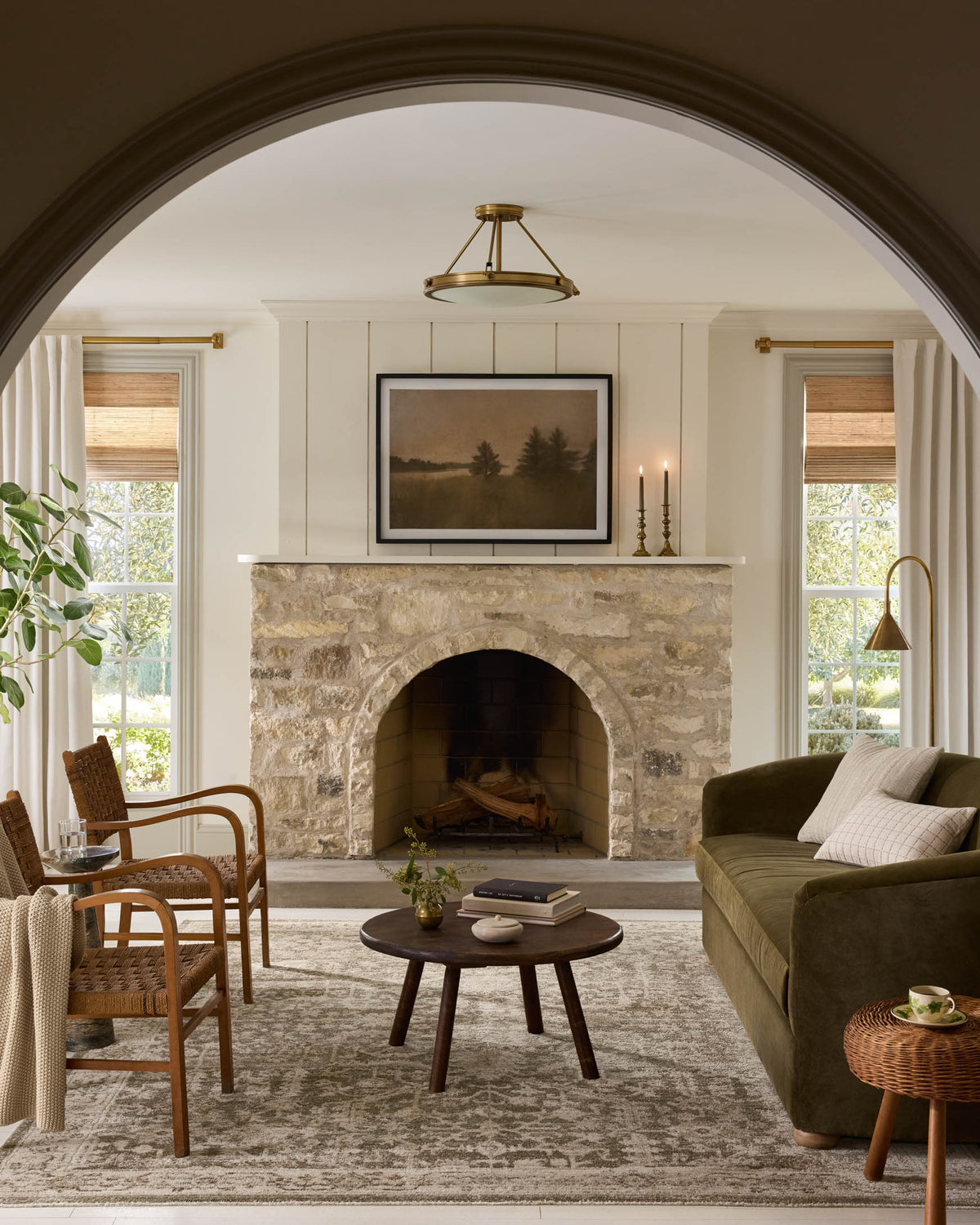 Pace Forrest/Natural Rug – room scene